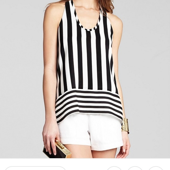 BCBGMaxAzria Tops - BCBGMaxAzria Dana Striped Tank Top